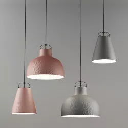 Michael Wolke Creates Sculptural Pendant Lamps 3D model
