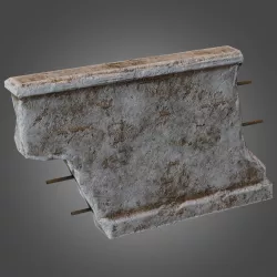 Modular Wall 02 Pbr - Pbr Game Ready Low-poly  3D model