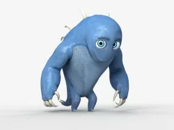 Monster With Horns 3D model