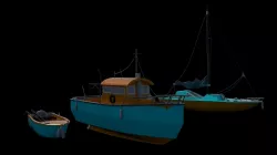 Motor Boats 3D model