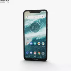 Motorola One White 3D model