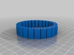 My Customized dual flexible name bracelet