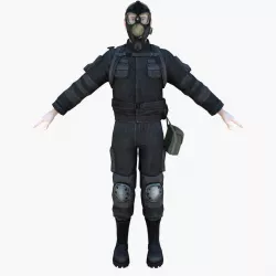 Navy Seals Close Quarter Battle Uniforms COB  3D model