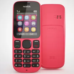 Nokia 100 - Coral Red 3D model