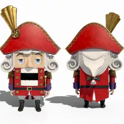 Nutcracker Christmas story 3D model