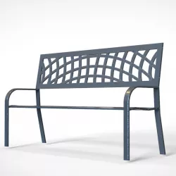 Park Chair PBR VR AR Low-poly  3D model