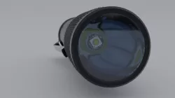 Pocket flashlight 3D model