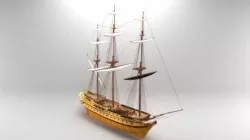 Professional ship 3D model