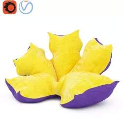 Puff Flower 3D model