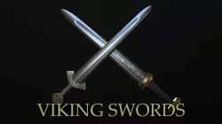 Realistic Low Poly Viking Swords  Low-poly  3D model