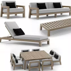 RH Outdoor Bonaire Collection 3D model