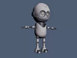Robot 02 Rig 3D model