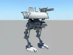 Robot 08 Rig 3D model