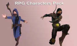 RPG Characters Pack 3D model