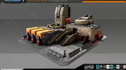 RTS Factory - 10 Low-poly  3D model