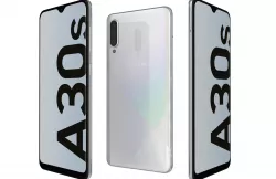 Samsung Galaxy A30s Prism Crush White 3D model