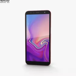 Samsung Galaxy J6 Plus Red 3D model