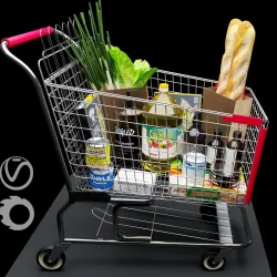 Shopping Cart 3D model