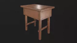 Side table Low-poly  3D model