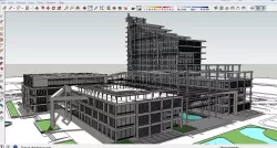 Sketchup Hospital C1 3D model