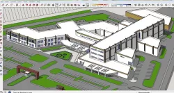 Sketchup Hospital E3 3D model