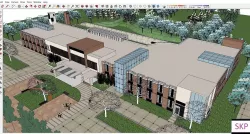 Sketchup Hospital F4 3D model