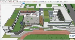 Sketchup School L4 3D model