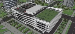 Sketchup vertical parking 1 3D model