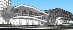 Sketchup vertical parking 3 3D model