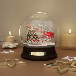 snow globe 3D model
