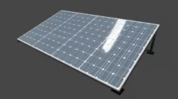 solar collector 12 3D model