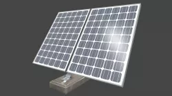 solar collector 9 3D model