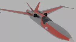Spacecraft 3D model
