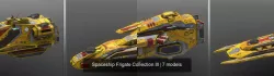 Spaceship Frigate Collection III 