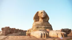 Sphinx Low-poly  3D model