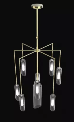 Spider web Chandelier 3D model