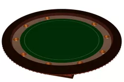 Sport Game poker table Low-poly  3D model
