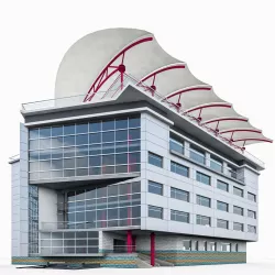 Sports Buidling 01  Low-poly  3D model