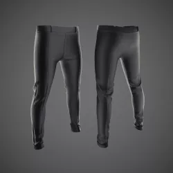Suit Pants 3D model