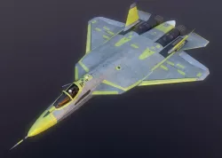 Sukhoi Su-57 Sukhoi PAK FA  Multi-role heavy Fighter I-21 3D model