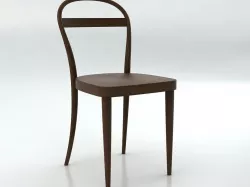Thonet Muji chair Low-poly  3D model