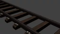 ToonRails Low-poly  3D model