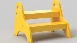 Trogen Children Step Stool by IKEA 3D model