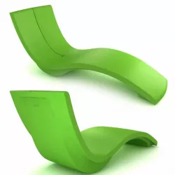 Tropitone Curve Chaise Lounge 3d model 3D model