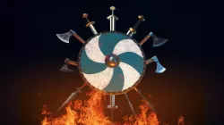 Viking Weapons and Shields Game Ready Models Low-poly  3D model