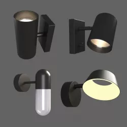 Wall lamps 3D model