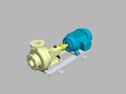Water pump 3D model