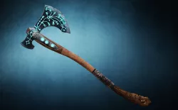 Weapon Axe Low-poly  3D model