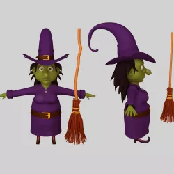 Witch 3D model
