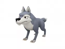 Wolf Character 3D model